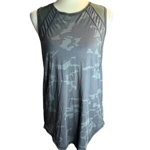 Lululemon Sculpt Tank, Incognito Camo Multi Gator Green, Women's Size 10